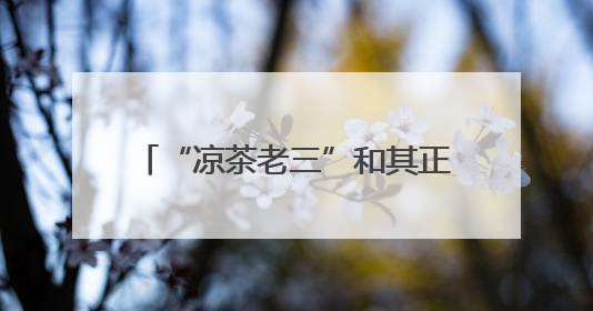 “凉茶老三”和其正，靠养生水逆袭？