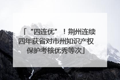 “四连优”！荆州连续四年获省对市州知识产权保护考核优秀等次