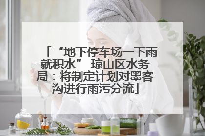 “地下停车场一下雨就积水” 琼山区水务局：将制定计划对墨客沟进行雨污分流