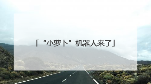 “小萝卜”机器人来了