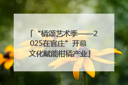“橘颂艺术季——2025在官庄”开幕 文化赋能柑橘产业