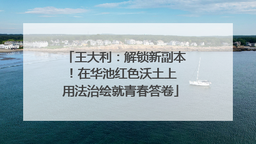王大利：解锁新副本！在华池红色沃土上 用法治绘就青春答卷