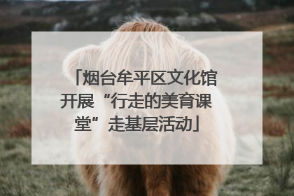 烟台牟平区文化馆开展“行走的美育课堂”走基层活动