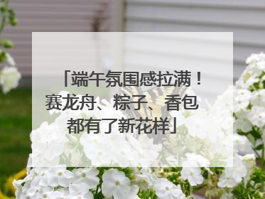 端午氛围感拉满！赛龙舟、粽子、香包都有了新花样