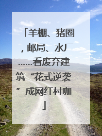 羊棚、猪圈，邮局、水厂……看废弃建筑“花式逆袭”成网红村咖