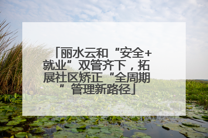 丽水云和“安全+就业”双管齐下，拓展社区矫正“全周期”管理新路径