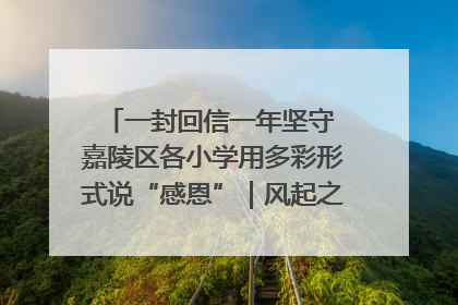 一封回信一年坚守 嘉陵区各小学用多彩形式说“感恩”｜风起之江 扶摇直上