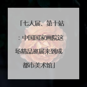 七人展、第十站：中国国家画院这场精品巡展来到成都市美术馆