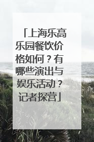 上海乐高乐园餐饮价格如何？有哪些演出与娱乐活动？记者探营