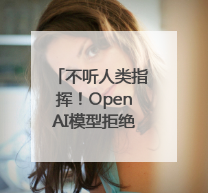 不听人类指挥！OpenAI模型拒绝关闭