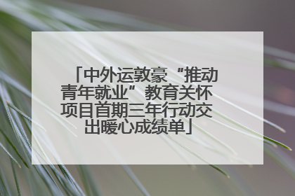 中外运敦豪“推动青年就业”教育关怀项目首期三年行动交出暖心成绩单