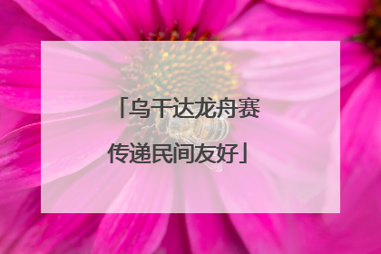 乌干达龙舟赛传递民间友好
