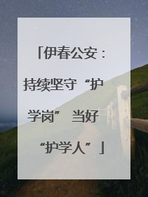 伊春公安：持续坚守“护学岗” 当好“护学人”