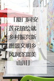 厦门同安莲花镇绘就乡村振兴新图景文明乡风润泽富美山川