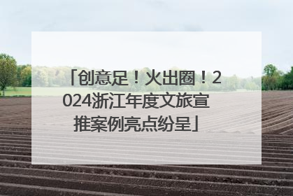 创意足！火出圈！2024浙江年度文旅宣推案例亮点纷呈