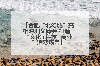 合肥“北幻城”亮相深圳文博会 打造“文化+科技+商业”消费场景