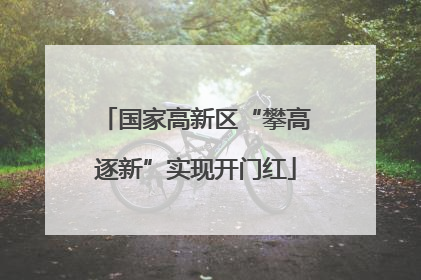 国家高新区“攀高逐新”实现开门红