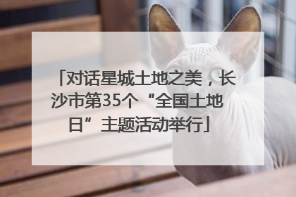 对话星城土地之美，长沙市第35个“全国土地日”主题活动举行