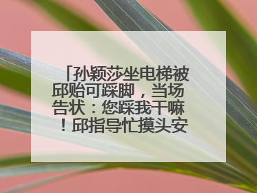 孙颖莎坐电梯被邱贻可踩脚，当场告状：您踩我干嘛！邱指导忙摸头安慰：这孩子