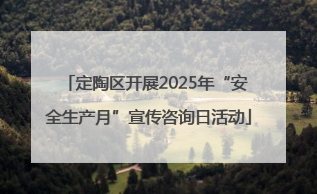 定陶区开展2025年“安全生产月”宣传咨询日活动