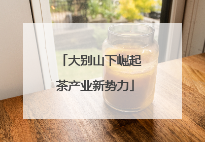 大别山下崛起茶产业新势力