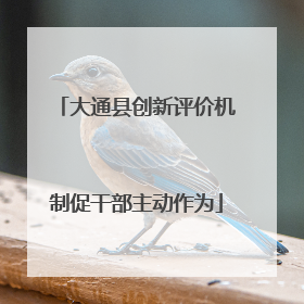 大通县创新评价机制促干部主动作为