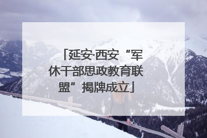 延安·西安“军休干部思政教育联盟”揭牌成立