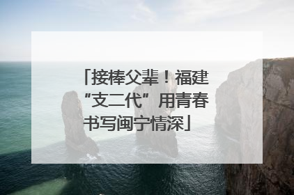 接棒父辈！福建“支二代”用青春书写闽宁情深