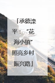 承德滦平：“花海小镇”照亮乡村振兴路