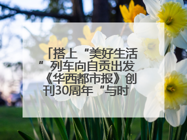搭上“美好生活”列车向自贡出发《华西都市报》创刊30周年“与时代共振•蜀地人文主题展”5月30日开展丨美好生活有“盐”味