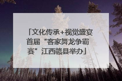 文化传承+视觉盛宴 首届“客家舞龙争霸赛”江西赣县举办