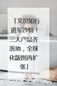 文员知行进军沙特！三大产品齐落地，全球化版图再扩张