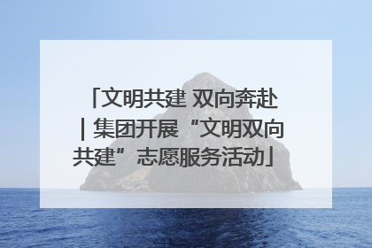 文明共建 双向奔赴｜集团开展“文明双向共建”志愿服务活动