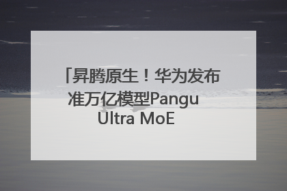 昇腾原生！华为发布准万亿模型Pangu Ultra MoE模型架构和训练细节