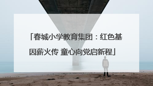 春城小学教育集团：红色基因薪火传 童心向党启新程