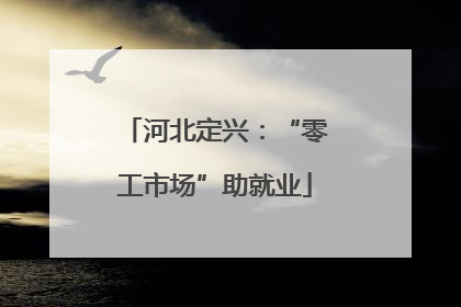 河北定兴：“零工市场”助就业