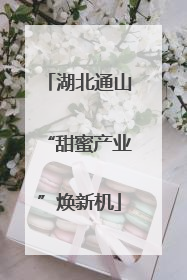 湖北通山“甜蜜产业”焕新机