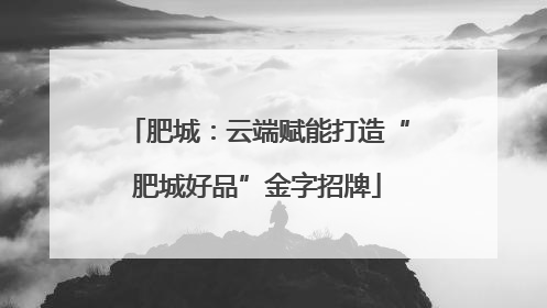 肥城：云端赋能打造“肥城好品”金字招牌