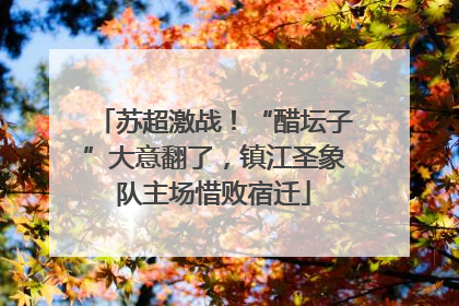 苏超激战！“醋坛子”大意翻了，镇江圣象队主场惜败宿迁