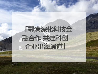 鄂港深化科技金融合作 共建科创企业出海通道