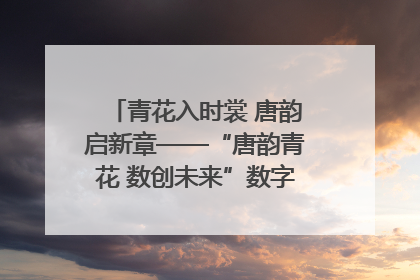 青花入时裳 唐韵启新章——“唐韵青花 数创未来”数字文创设计大赛启幕