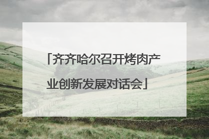 齐齐哈尔召开烤肉产业创新发展对话会