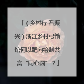 （乡村行·看振兴）浙江乡村弓箭馆何以靶向绘制共富“同心圆”？