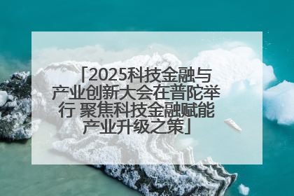 2025科技金融与产业创新大会在普陀举行 聚焦科技金融赋能产业升级之策