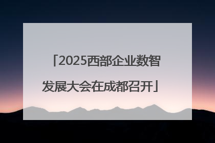 2025西部企业数智发展大会在成都召开