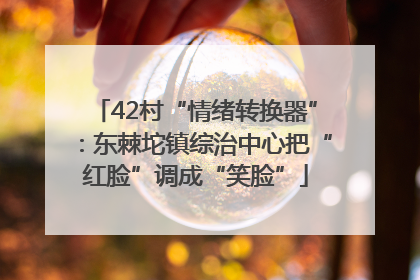 42村“情绪转换器”：东棘坨镇综治中心把“红脸”调成“笑脸”