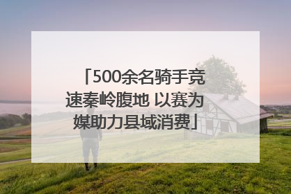 500余名骑手竞速秦岭腹地 以赛为媒助力县域消费